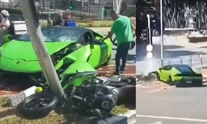 Empresário joga Lamborghini em cima de bandido que roubou seu relógio Rolex; veja vídeo