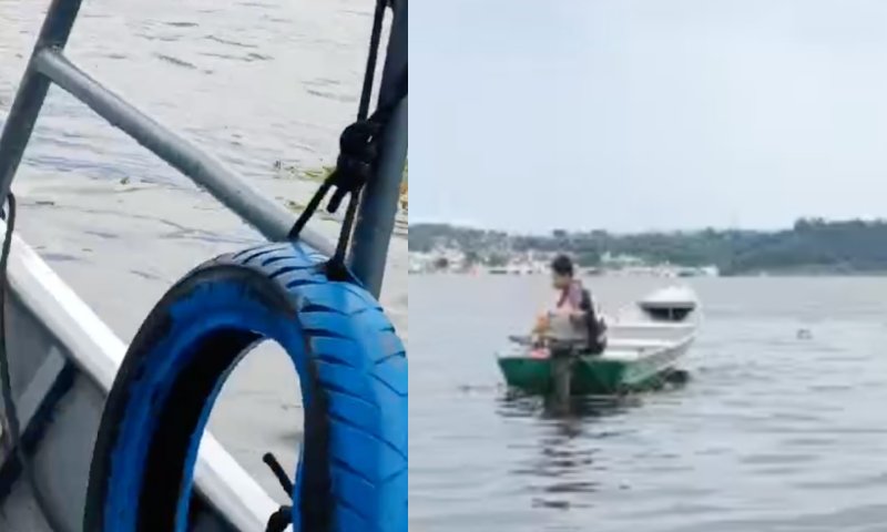 Urgente: c0rpo é encontrado boiando em frente ao Porto da Ceasa; veja vídeo