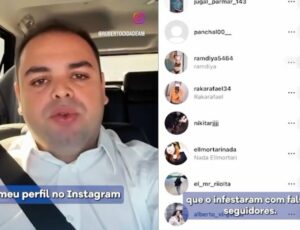 Roberto Cidade denuncia ataque de robôs em suas redes sociais e aponta dedo para partido adversário