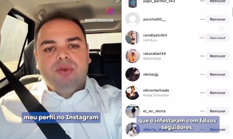 Roberto Cidade denuncia ataque de robôs em suas redes sociais e aponta dedo para partido adversário