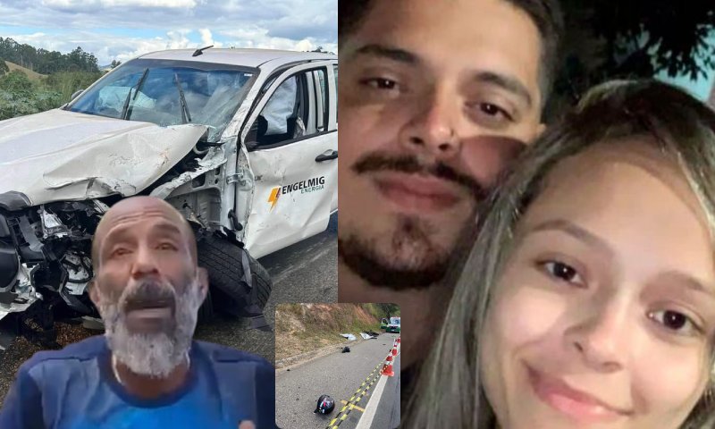 Motorista bêbado invade a contramão e m4ta casal em moto; mulher estava grávida; veja vídeo