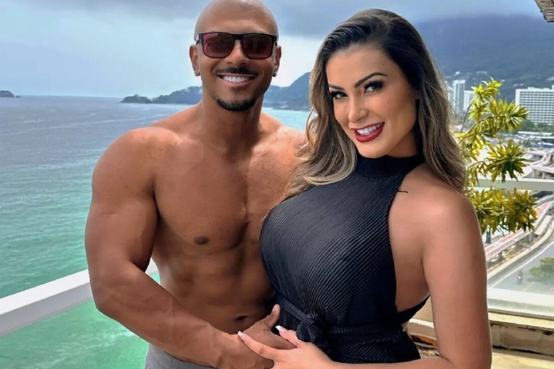Andressa Urach se prepara para ter filho com o namorado: ‘Tentar um neném’