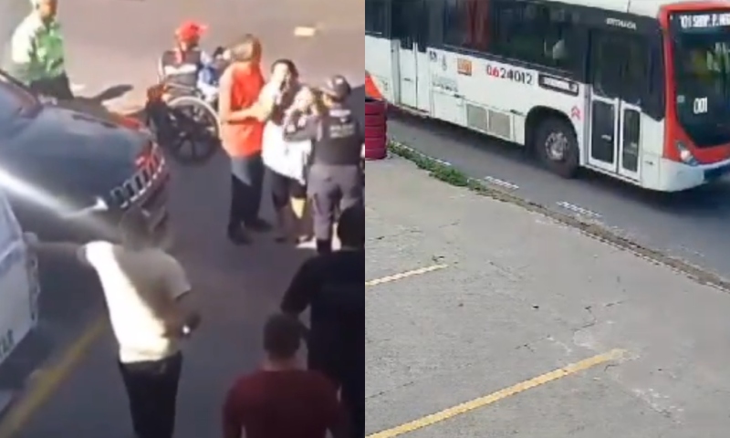 Mulher entra em desespero ao ver marido m0rto durante grave acidente em Manaus; veja vídeo