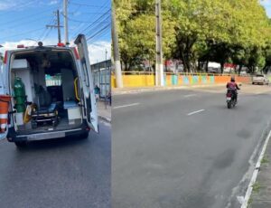 Homem é atropelado na Compensa e fica esperando socorro de ambulância por quase 2h