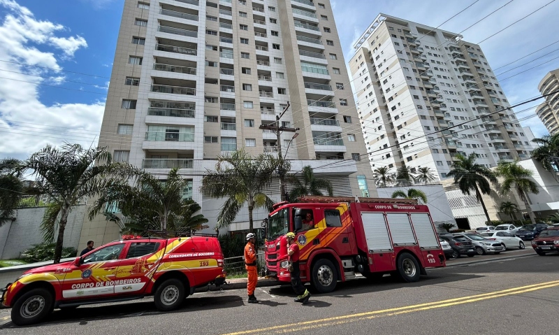 Princípio de incêndio causa pânico e correria no Condomínio Key Biscayne, em Manaus; veja vídeo