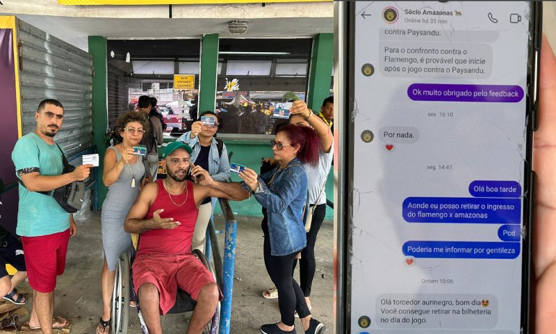 “Fomos enganados!”: PcD’s ficam revoltados após não conseguirem ingressos para jogo do Amazonas x Flamengo; veja vídeo