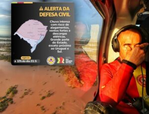 Defesa Civil alerta para novas chuvas no Rio Grande do Sul