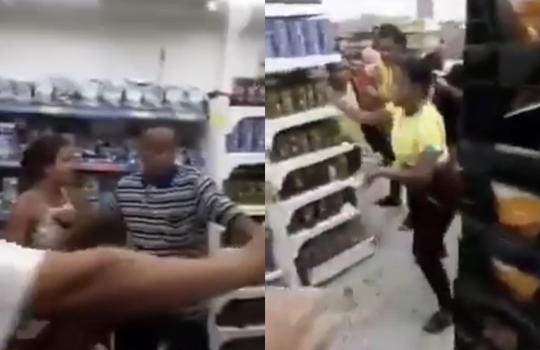 Promoção de chifres: mulher surta ao ver marido fazendo rancho com amante; veja vídeo