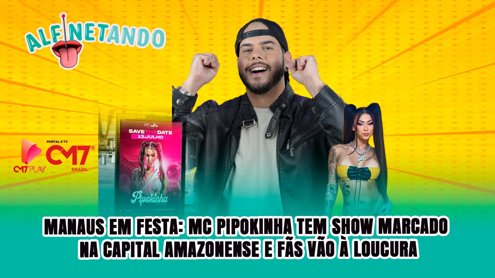 MANAUS EM FESTA: MC Pipokinha tem show marcado na capital amazonense e fãs vão à loucura