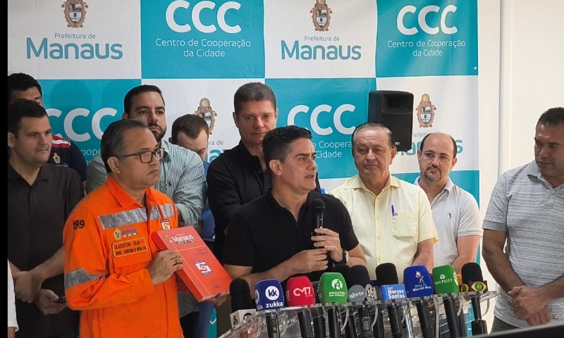 Prefeito David Almeida lança Plano de Contingência para enfrentar desastres naturais em Manaus