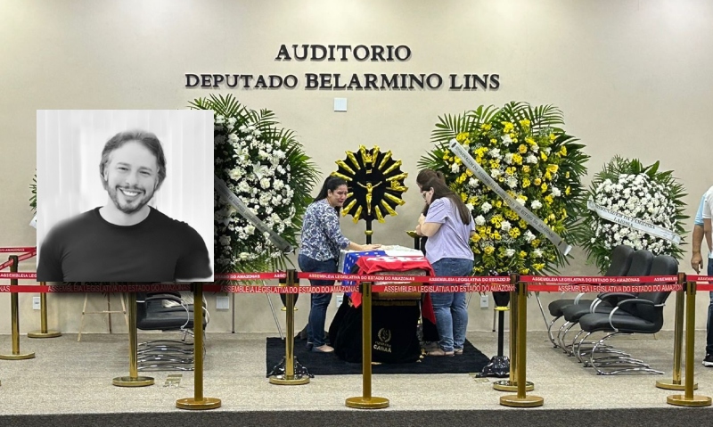 Dor e comoção marcam velório de Arthur Bisneto na Assembleia Legislativa do Estado do Amazonas