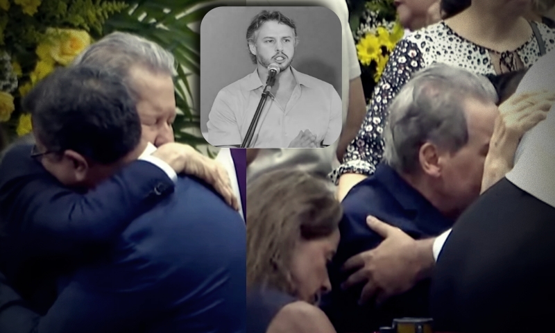Arthur Neto desaba durante velório do filho Arthur Bisneto em Manaus; veja vídeo