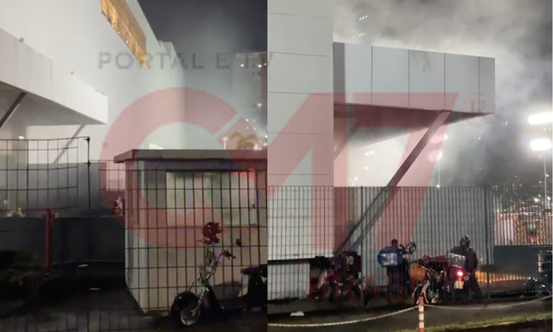 Urgente: incêndio de grandes proporções no Shopping Ponta Negra; veja vídeo