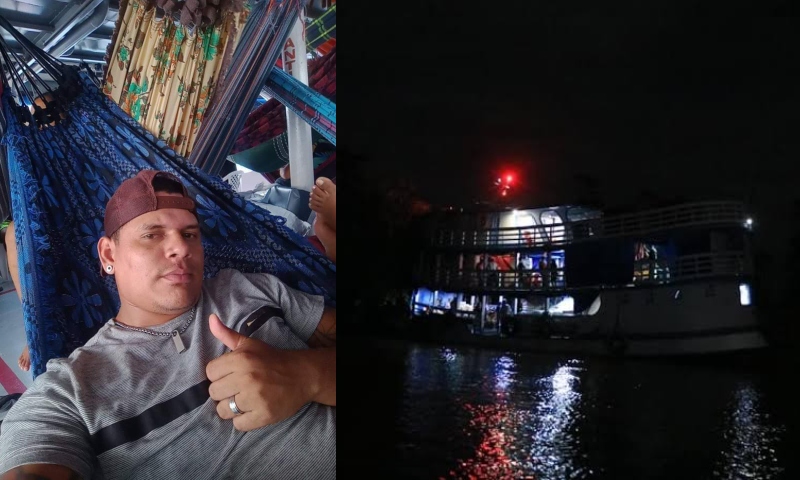 Homem desaparece ao pular de Barco em movimento durante a madrugada no Amazonas