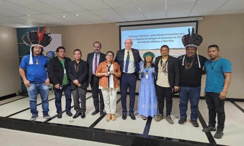 Estiagem no Amazonas em 2024 preocupa a Agência Brasileira de Inteligência