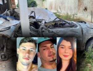 Três jovens m0rrem após carro desgovernado bater contra muro de casa; veja vídeo