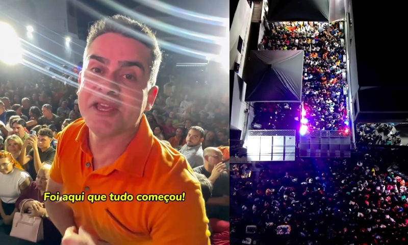 Morro da Liberdade celebra lançamento da pré-candidatura de David Almeida: “Prefeito de Todos”; veja vídeo
