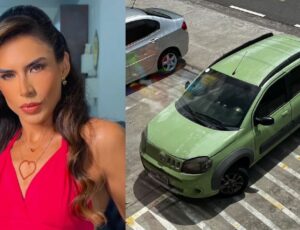 Urgente: carro de Djidja Cardoso é encontrado abandonado em estacionamento no bairro Praça 14