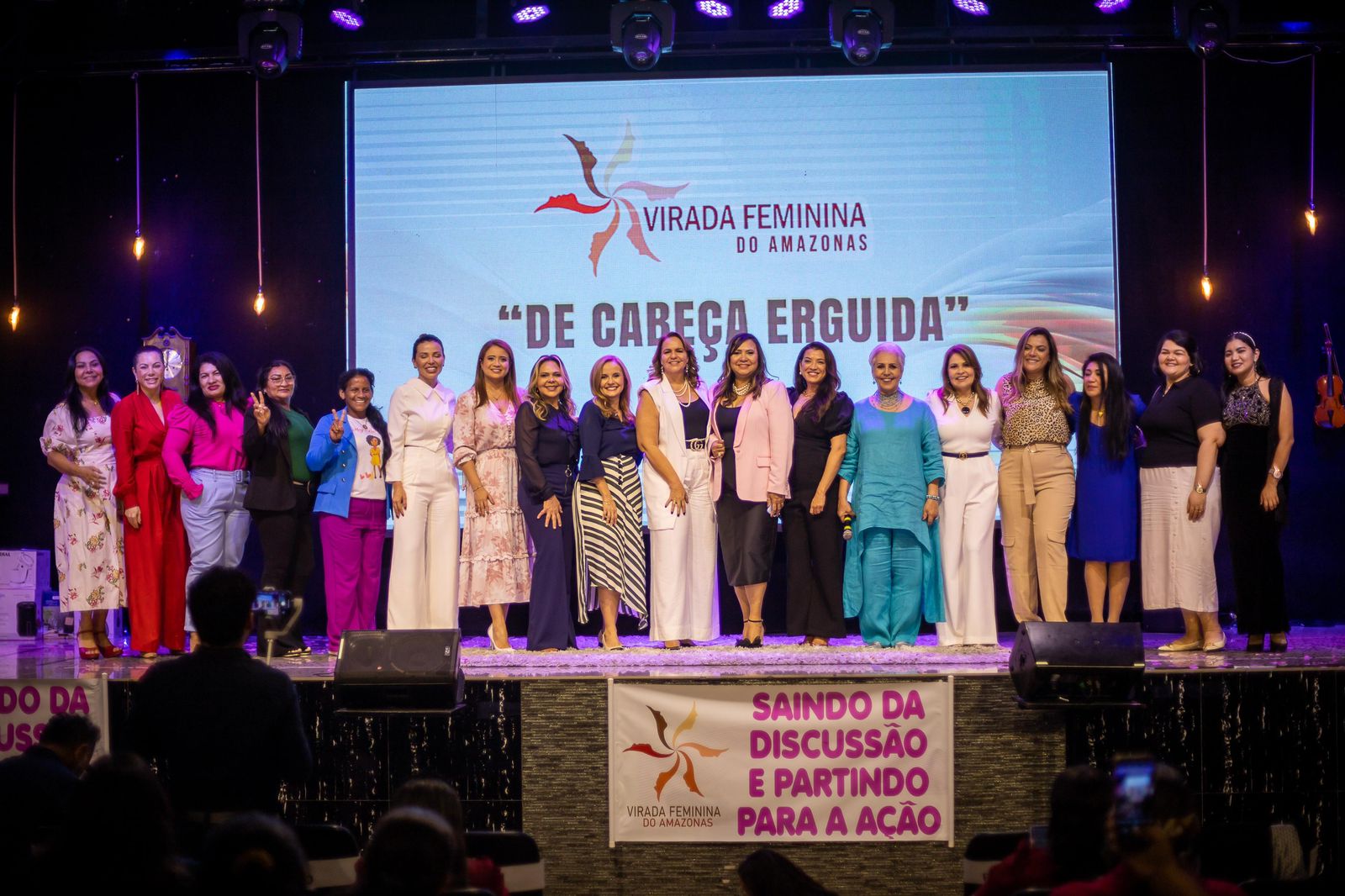 ‘De Cabeça Erguida’: Evento da Virada Feminina reúne 500 mulheres em Manaus