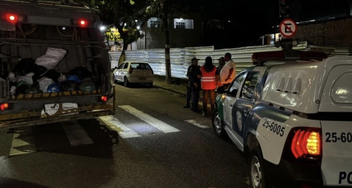 Urgente: mulher é atropel4d4 por caminhão de lixo na Cachoeirinha