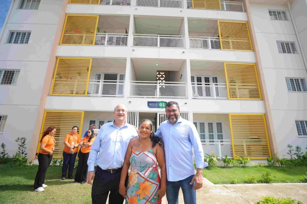 Prosamin+: Wilson Lima e presidente do BID visitam obras e destacam qualidade de vida da população