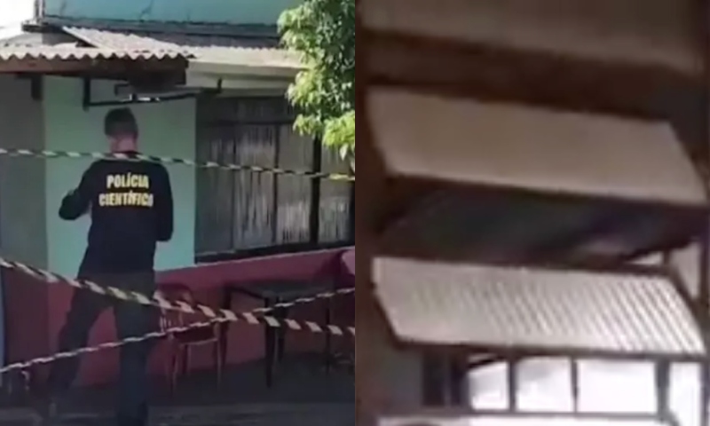 Vulgo ‘Megamente’ m0rre entalado em janela após tentar roubar boteco; veja vídeo