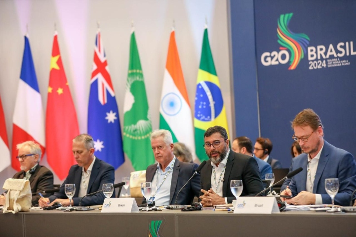“Não há como falar de mudanças climáticas sem colocar o cidadão no centro”, diz Wilson Lima durante reunião do G20