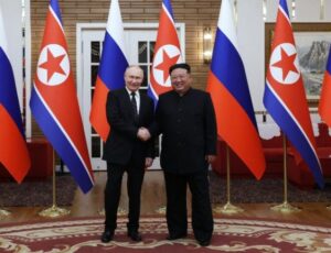 Putin faz acordo com Kim Jong-un para ‘ajuda mútua’ entre Rússia e Coreia do Norte em caso de agressão; veja vídeo