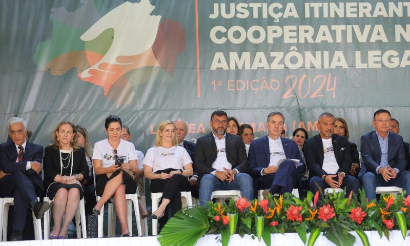 Em evento de Justiça Itinerante na Amazônia Legal, Wilson Lima destaca que ação assegura direitos dos amazonenses