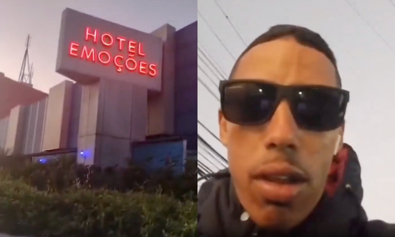 Motoqueiro ‘X9’ avisa para cliente que foi entregar a mulher dele para ‘coisar’ com outro no motel; veja vídeo