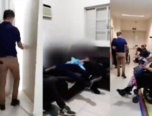 Prefeito vai a hospital e flagra médicos deitados enquanto pacientes esperavam atendimento; veja vídeo