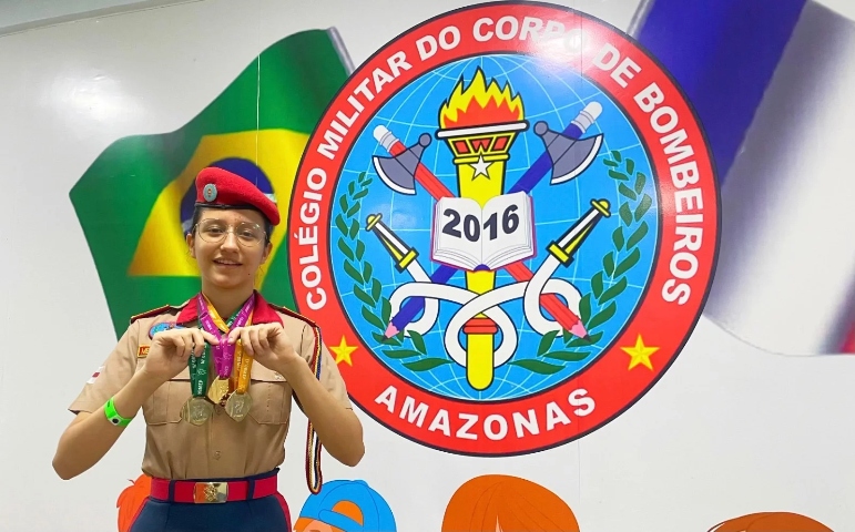 Estudante do Amazonas é tricampeã na Olimpíada Brasileira de Matemática
