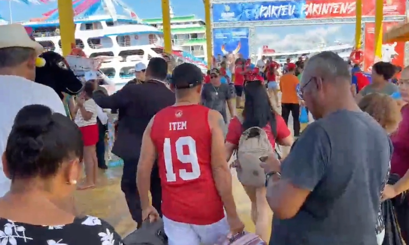 Veja como está a movimentação no Porto de Manaus na véspera para o Festival de Parintins; vídeo