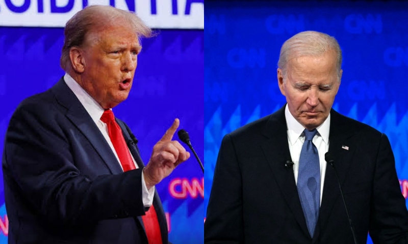 Trump encurrala Biden em debate nos Estados Unidos; veja vídeo