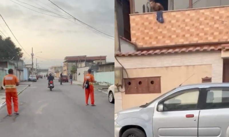 Servidora da prefeitura é esf4queada pelo marido no meio da rua; veja vídeo