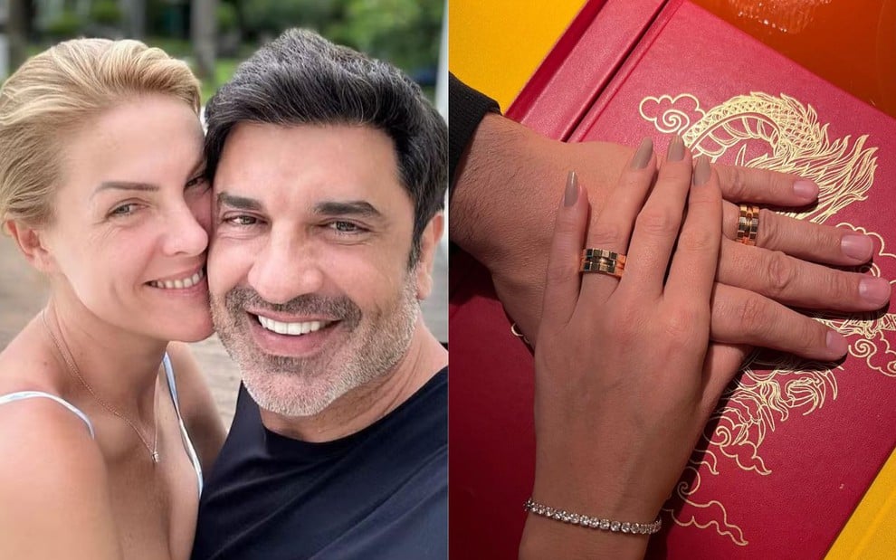 Ana Hickmann e Edu Guedes ficam noivos após três meses de namoro
