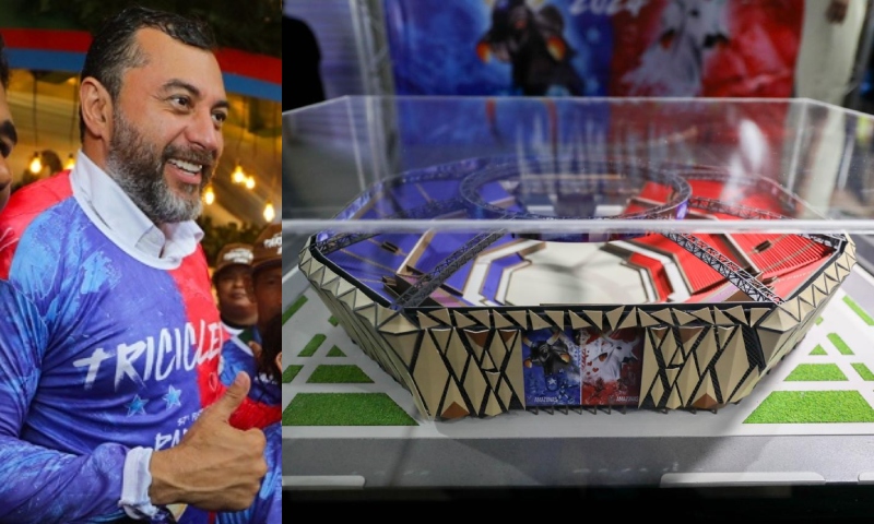 Governador Wilson Lima anuncia planos para construção de novo Bumbódromo de Parintins; veja vídeo