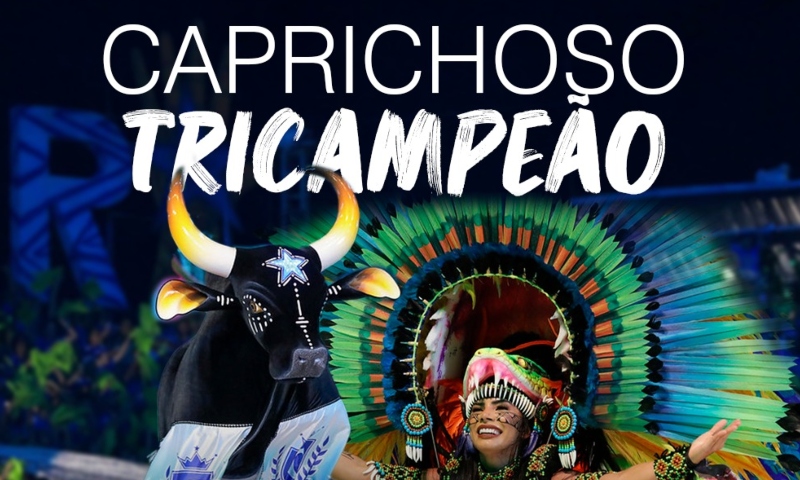 Urgente: Caprichoso se consagra tricampeão ao vencer 57º Festival Folclórico de Parintins