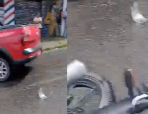 Urgente: criança que estava na garupa de moto morre após grave acidente em Manaus; veja vídeo