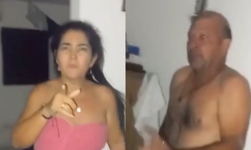 ‘Cativeiro’ estour4do: mulher surt4 ao flagrar o próprio marido com vizinha fogosa; veja vídeo
