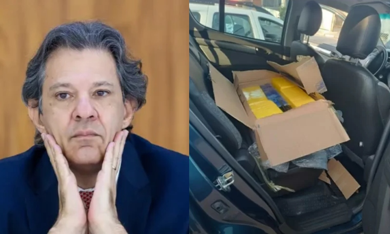 Deputados querem que Haddad explique 30 kg de cocaína em carro oficial da Receita Federal