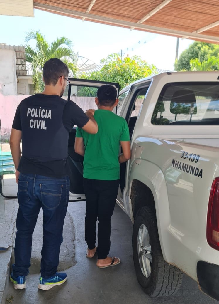 Em Nhamundá, Polícia Civil captura homem condenado a mais de 13 anos de prisão por 3stupr0 de vulnerável