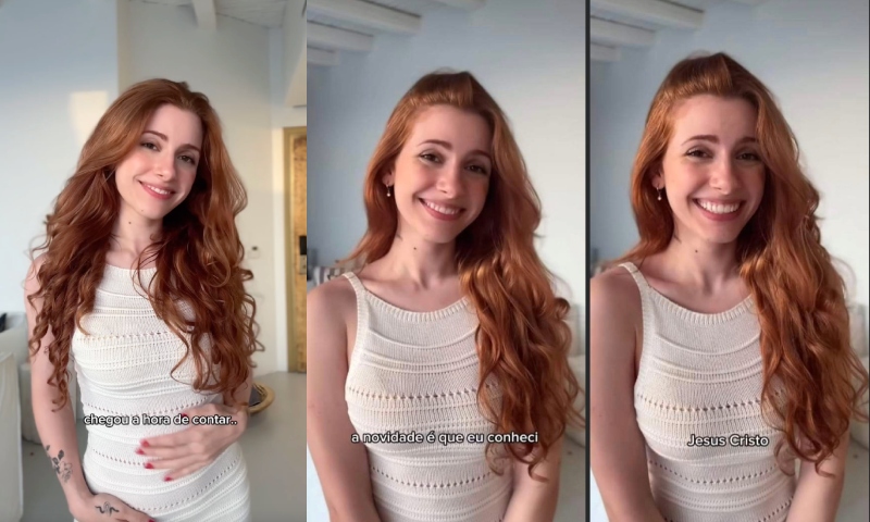 Influencer top 1º do OnlyFans, Catarina Paolino revela que aceitou Jesus Cristo; veja vídeo