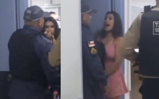 Barraco: paciente surta com médicos e policiais no 28 de Agosto; veja vídeos