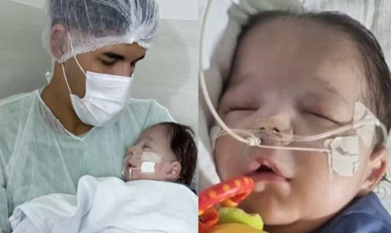 M0rre Arthur, filho do cantor Zé Vaqueiro, aos 11 meses; entenda condição rara que afetava o bebê