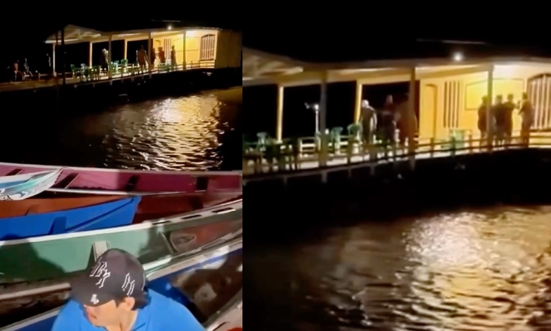 Festa em flutuante termina com p0rradal, t1ro e f4cada; veja vídeo