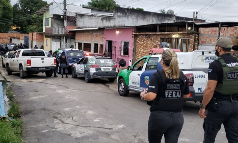Megaoperação tem como alvo 15 bandidos que lavam dinheiro para o CV e a FDN no Amazonas