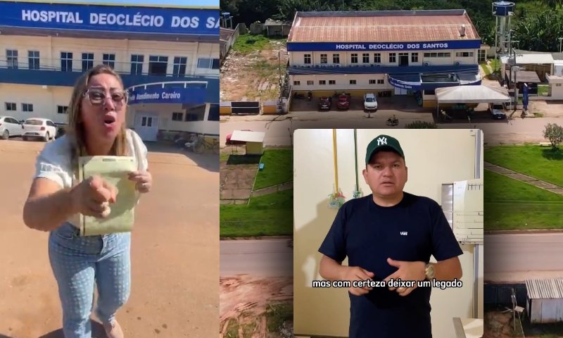 Irmã de paciente morto em hospital no Careiro Castanho manda recado para Natan Macena: “Cria vergonha nessa tua cara”; veja vídeo