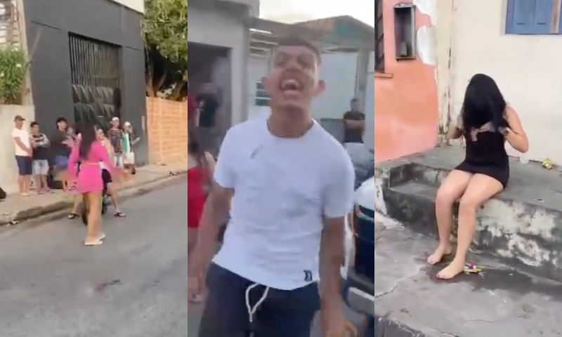 Boazudas ‘pagam pe1tinh0’ e ficam com a virilha ‘ralada’ durante UFC no bairro Alvorada; veja vídeo