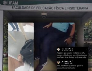 'Tarado sedento' bota pra cima de 'novinho' em vestiário da UFAM: "deixa eu m4mar?"; veja vídeo
